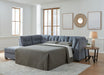 Marleton - Denim - Raf Full Sofa Sleeper - Tallahassee Discount Furniture (FL)