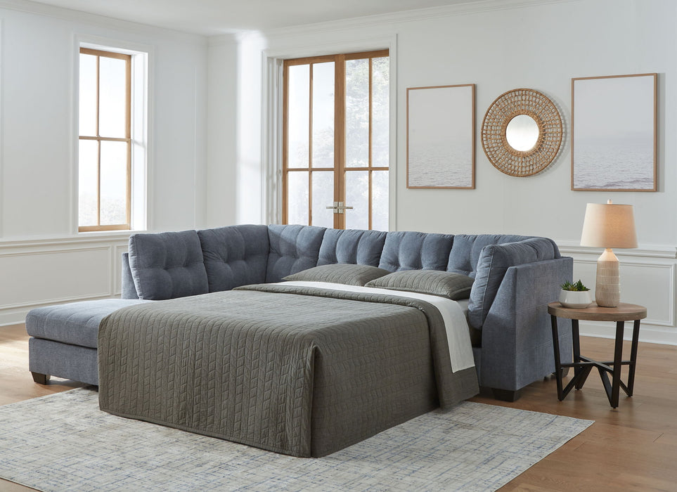Marleton - Denim - Raf Full Sofa Sleeper - Tallahassee Discount Furniture (FL)
