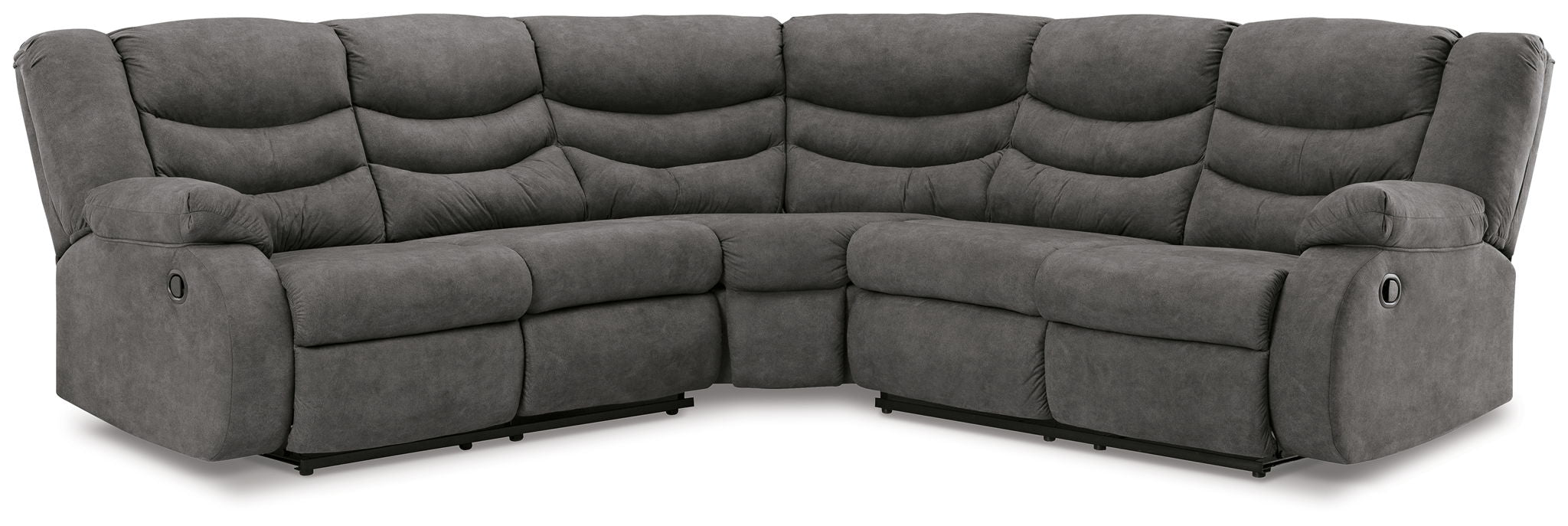 Partymate - Reclining Sectional - Tallahassee Discount Furniture (FL)