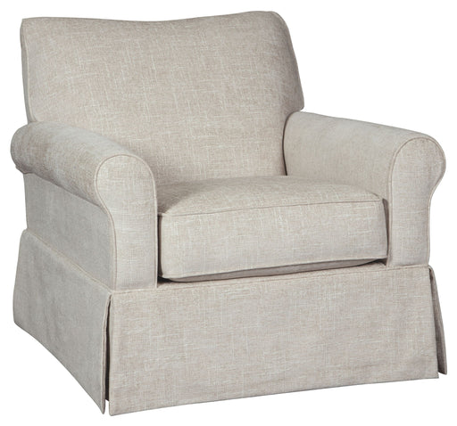 Searcy - Quartz - Swivel Glider Accent Chair - Tallahassee Discount Furniture (FL)