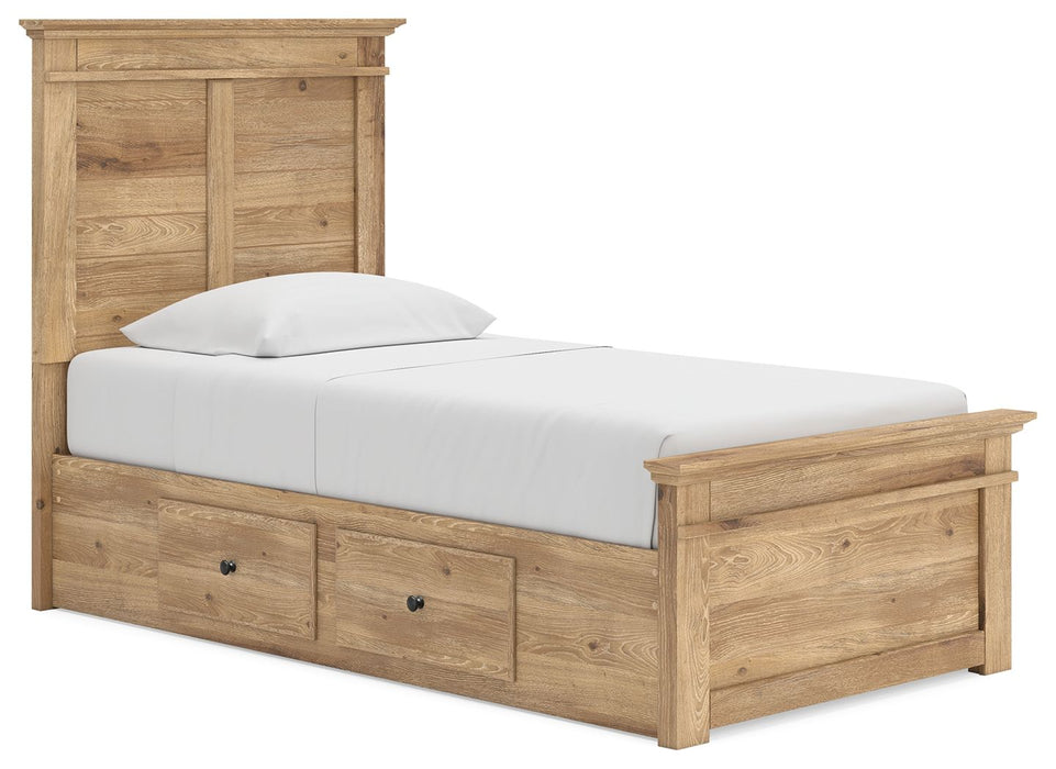 Makidern - Panel Storage Bed With 2 Under Bed Storage Units - Tallahassee Discount Furniture (FL)