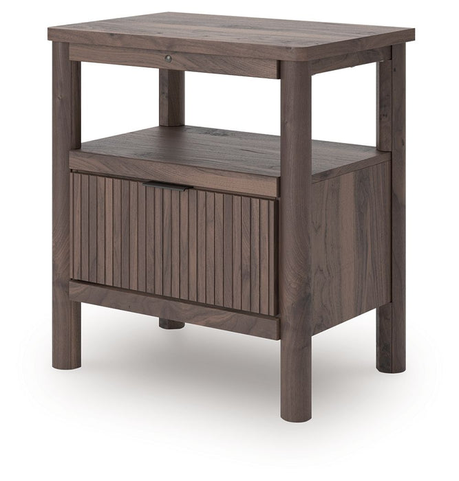 Pamytta - One Drawer Night Stand - Brown - Tallahassee Discount Furniture (FL)