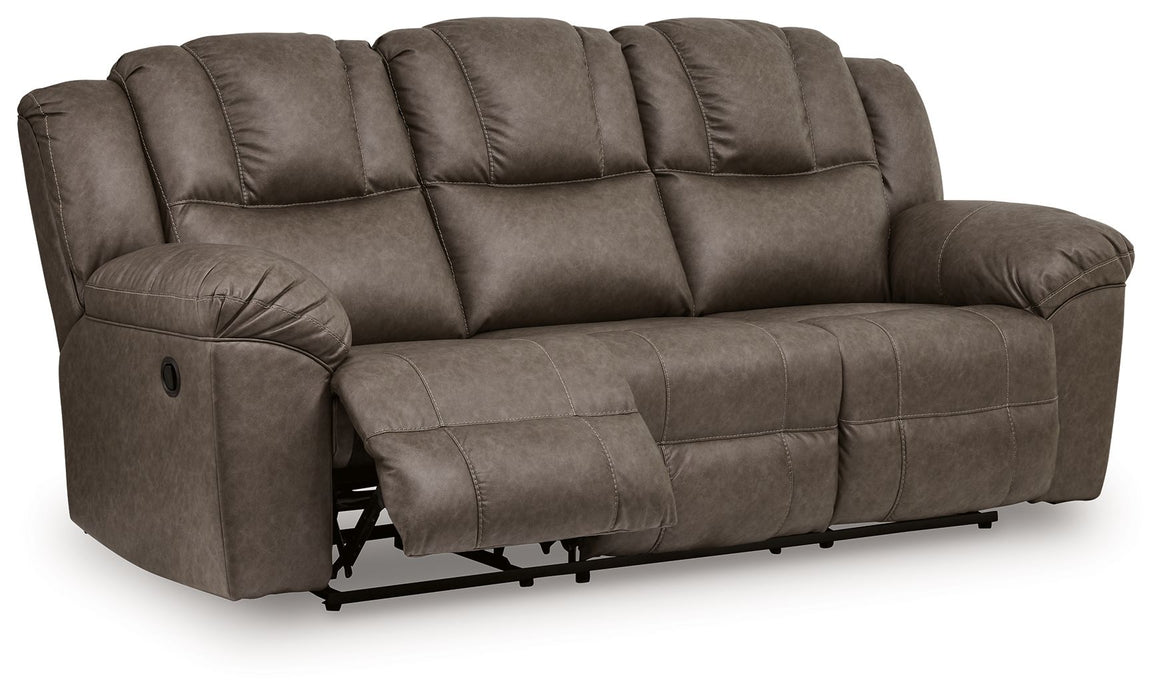 Lowilla - Reclining Sofa - Driftwood - Tallahassee Discount Furniture (FL)