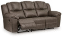 Lowilla - Reclining Sofa - Driftwood - Tallahassee Discount Furniture (FL)