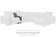 Correze - Gray - Console with Storage - Tallahassee Discount Furniture (FL)