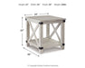 Carynhurst - Rectangular End Table - Whitewash - Tallahassee Discount Furniture (FL)
