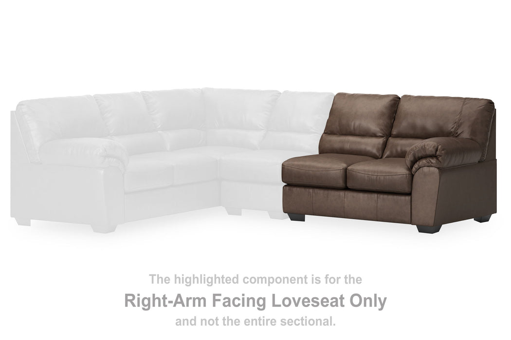 WillowBend - RAF Loveseat - Umber - Tallahassee Discount Furniture (FL)