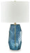 Tallow - Blue - Glass Table Lamp - Tallahassee Discount Furniture (FL)