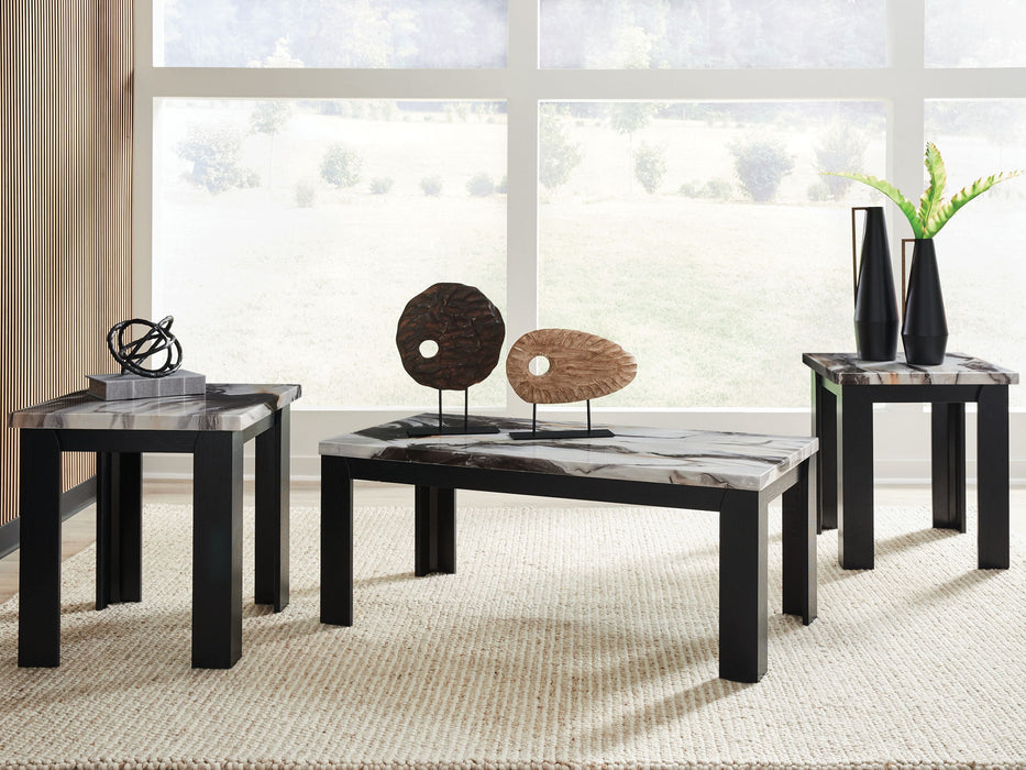Jazmore - Dark Brown - Occasional Table Set (Set of 3) - Tallahassee Discount Furniture (FL)