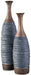 Blayze - Vase Set (Set of 2) - Antique Gray / Brown - Tallahassee Discount Furniture (FL)