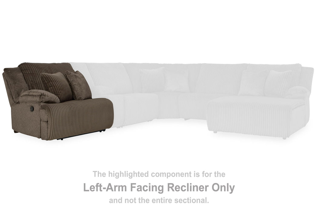 Top Tier - Chocolate - Laf Zero Wall Recliner - Tallahassee Discount Furniture (FL)