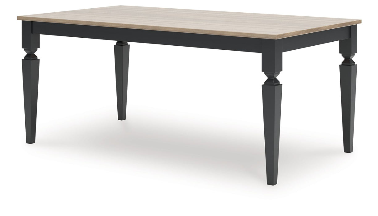 Brenkerton - Grayish Brown / Black - Rectangular Dining Room Table - Tallahassee Discount Furniture (FL)