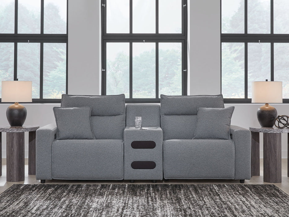 ModMax II - Salt And Pepper - Reclining Sectional - Tallahassee Discount Furniture (FL)