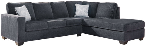 Altari - Right Arm Facing Corner Chaise With Sleeper 2 Pc Sectional - Slate - Tallahassee Discount Furniture (FL)