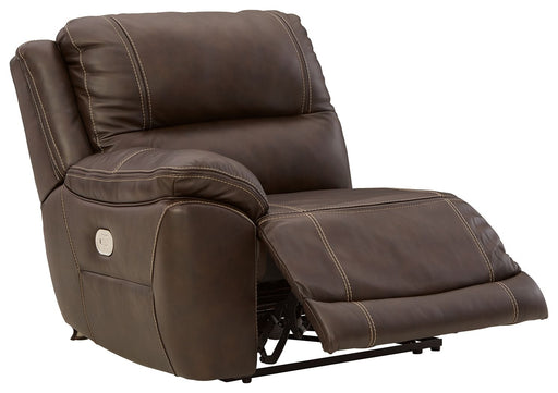 Dunleith - Chocolate - LAF Zero Wall Power Recliner - Tallahassee Discount Furniture (FL)