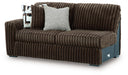 Midnight-Madness - Chocolate - LAF Sofa - Tallahassee Discount Furniture (FL)