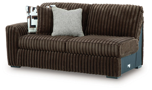 Midnight-Madness - Chocolate - LAF Sofa - Tallahassee Discount Furniture (FL)