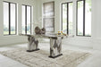Jeshina - Dining Table - Dark Brown / Beige - Tallahassee Discount Furniture (FL)