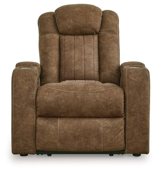 Wolfridge - Brindle - Power Recliner/Adj Headrest - Tallahassee Discount Furniture (FL)