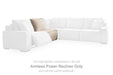 Carceri - Armless Power Recliner - Cashmere - Tallahassee Discount Furniture (FL)