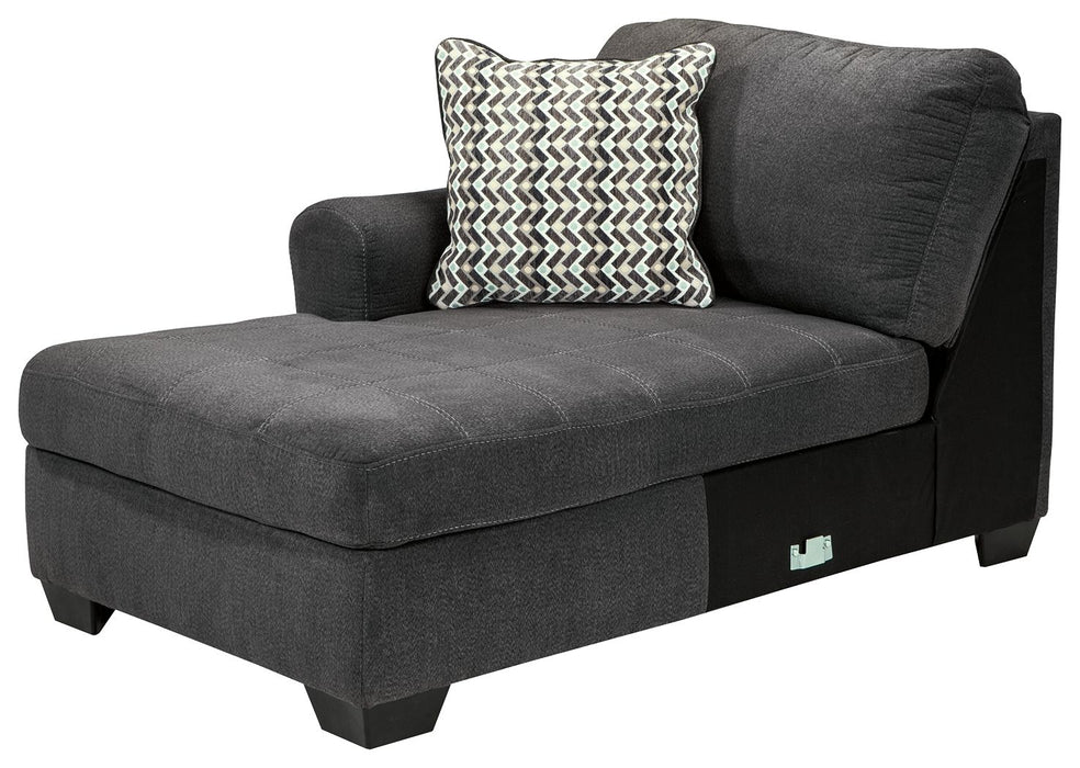 Ambee - Slate - LAF Corner Chaise - Tallahassee Discount Furniture (FL)