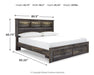 Drystan - Panel Bookcase Bed - Tallahassee Discount Furniture (FL)