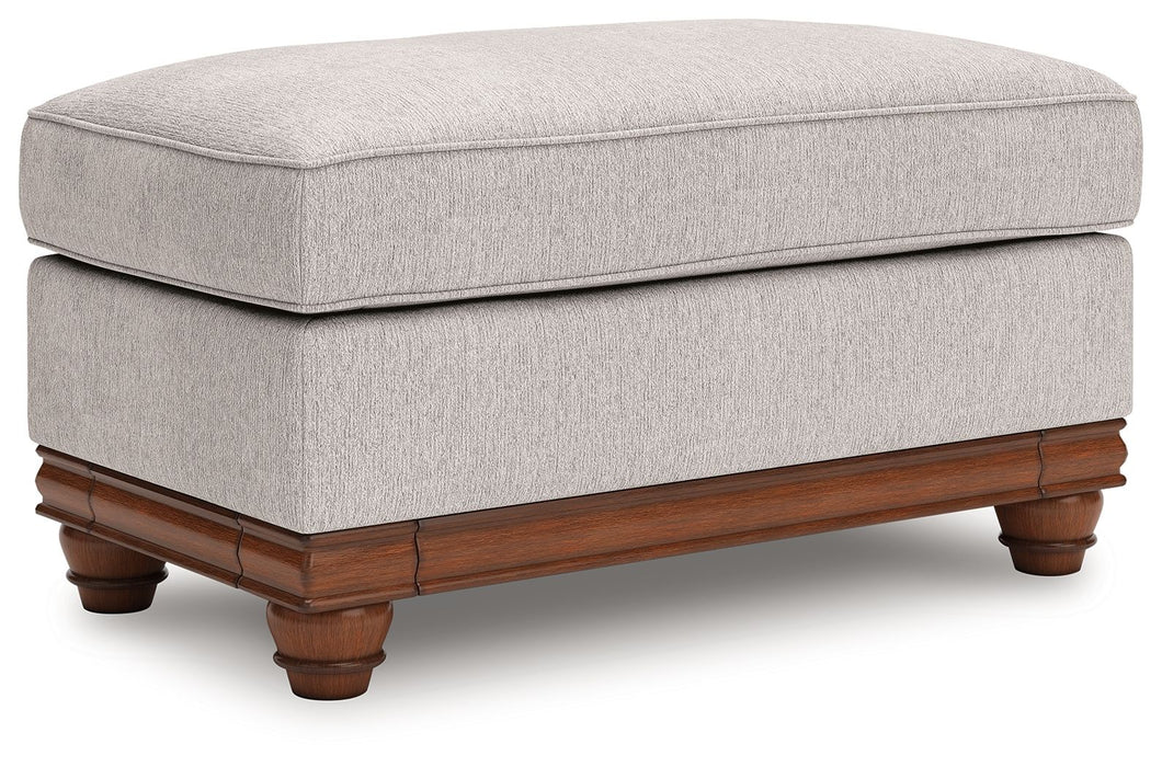 Clearbrooke - Sandstone - Ottoman - Tallahassee Discount Furniture (FL)