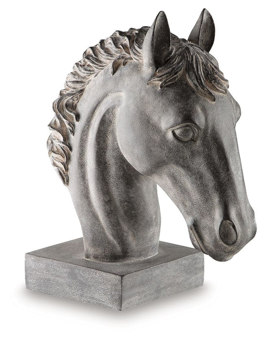 Carnlow - Antique Black - Sculpture - Tallahassee Discount Furniture (FL)