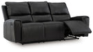 Glossmore - Reclining Sofa - Black - Tallahassee Discount Furniture (FL)