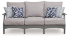 Cove Beach - Sofa With Cushion - Gray - Tallahassee Discount Furniture (FL)