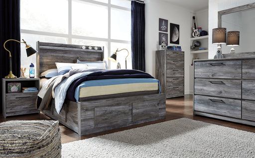 Baystorm - Panel Bedroom Set - Gray - Tallahassee Discount Furniture (FL)