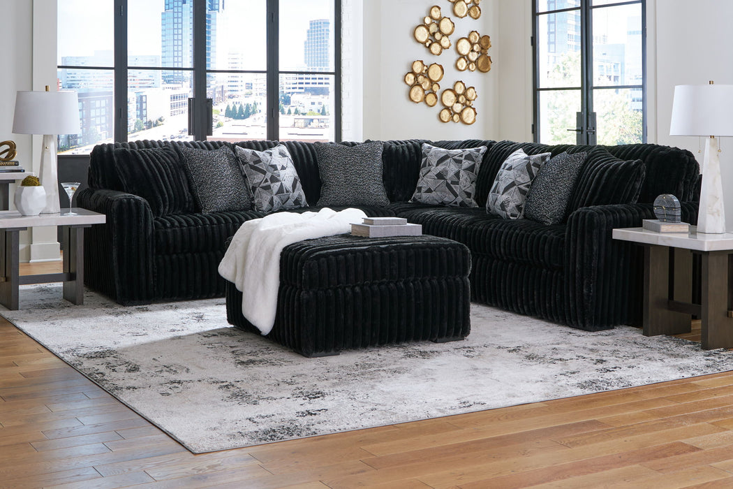 Midnight-Madness - Sectional Set - Tallahassee Discount Furniture (FL)