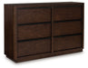 Dilenno - Dark Brown - Dresser - Tallahassee Discount Furniture (FL)