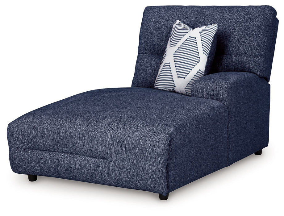 Acklen Place - Navy - Raf Power Reclining Back Chaise - Tallahassee Discount Furniture (FL)