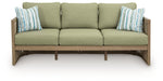 Serena Shores - Beige / Green - Sofa With Cushion - Tallahassee Discount Furniture (FL)