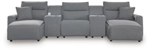 Modmax II - Reclining Sectional - Salt And Pepper - Tallahassee Discount Furniture (FL)