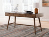 Lyncott - 3 Pc. - Home Office Desk, Chair, Bookcase - Brown - Tallahassee Discount Furniture (FL)