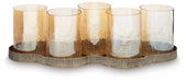 Evereton - Antique Gold Finish - Candle Holder - Tallahassee Discount Furniture (FL)