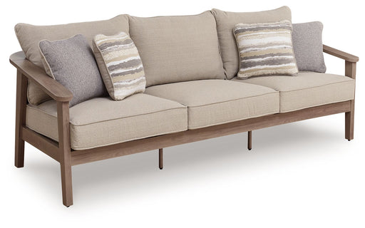 Harmony Headlands - Sofa With Cushion - Natural / Gray - Tallahassee Discount Furniture (FL)
