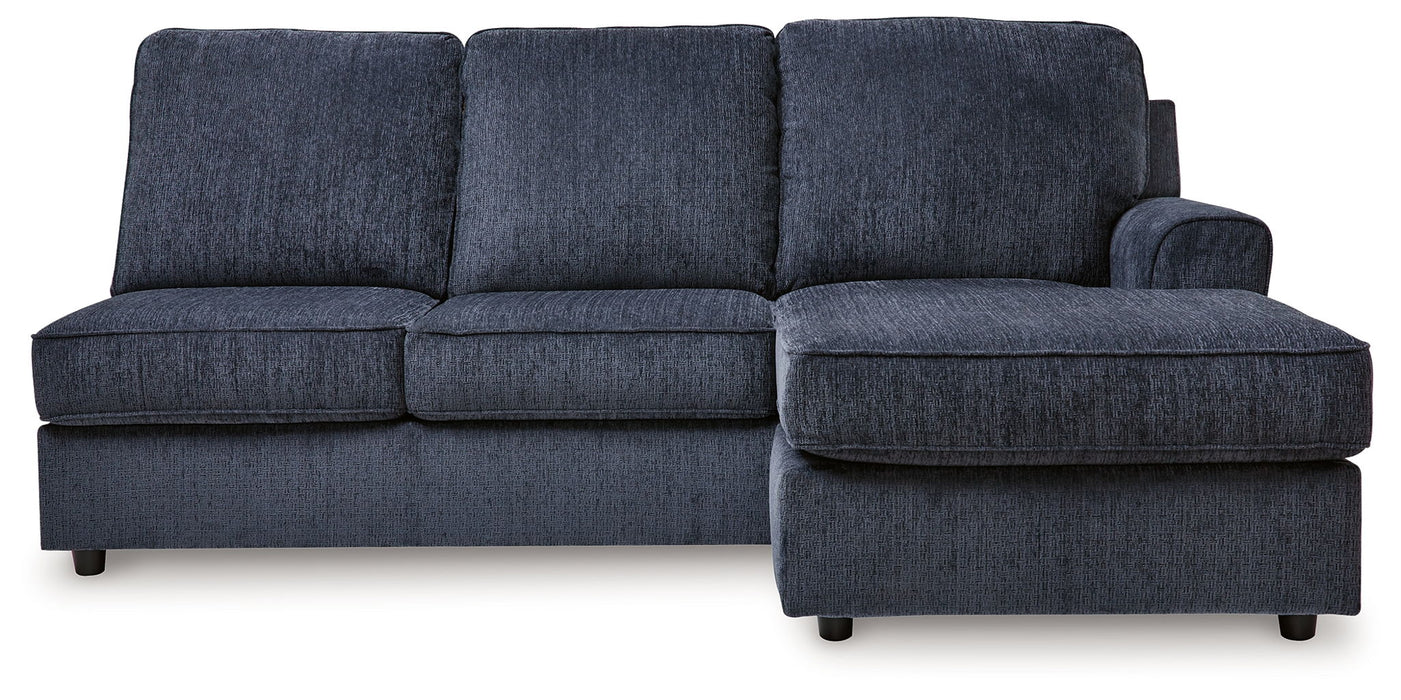 Albar Place - Cobalt - Raf Sofa Chaise - Tallahassee Discount Furniture (FL)