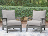 Cove Beach - Lounge Chair With Cushion (Set of 2) - Gray - Tallahassee Discount Furniture (FL)