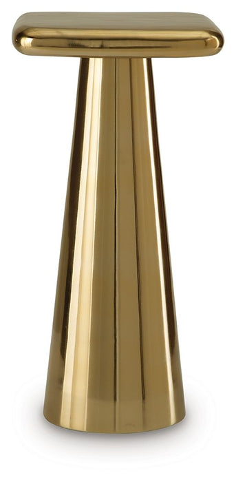 Dallenburg - Gold Finish - Accent Table - Tallahassee Discount Furniture (FL)