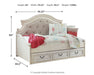 Realyn - Twin Day Bed With Storage - Chipped White - Tallahassee Discount Furniture (FL)