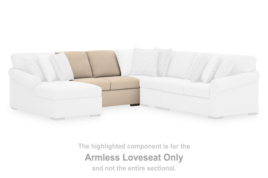 LadyMae - Twill - Armless Loveseat - Tallahassee Discount Furniture (FL)