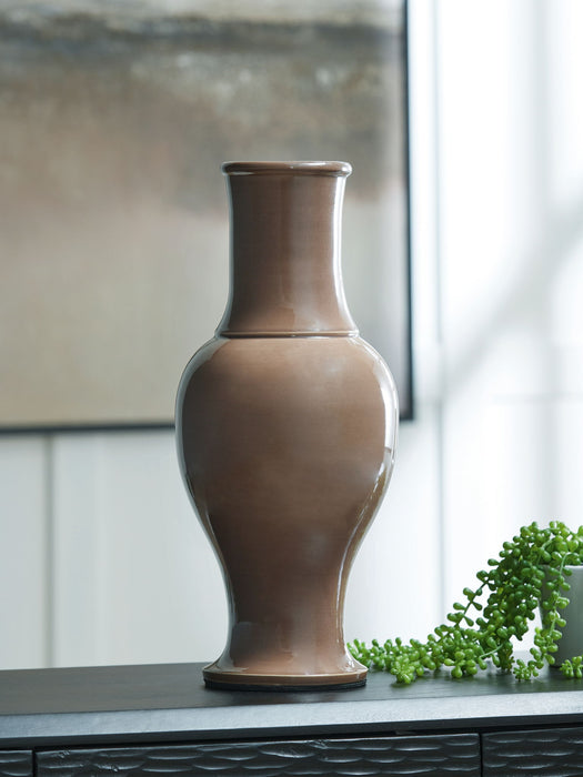 Tillmer - Vase - Brown - Tallahassee Discount Furniture (FL)