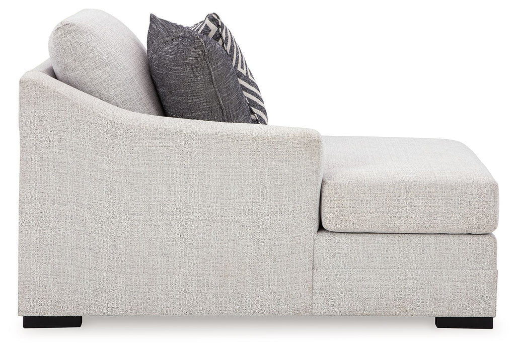 Koralynn - Laf Corner Chaise - Stone - Tallahassee Discount Furniture (FL)