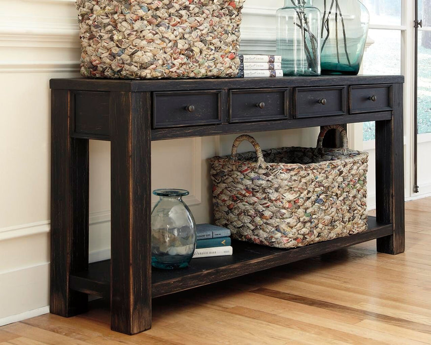 Gavelston - Sofa Table - Black - Tallahassee Discount Furniture (FL)