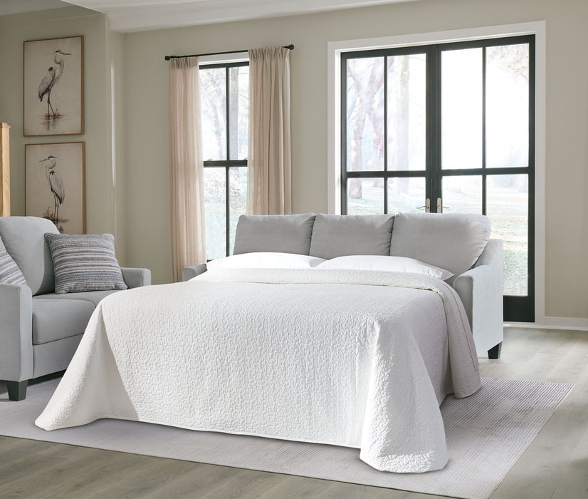 Adlai - Shadow - Queen Sofa Sleeper - Tallahassee Discount Furniture (FL)