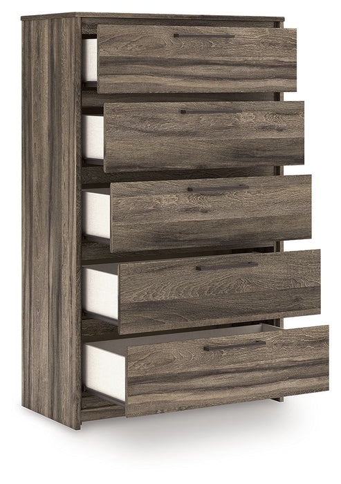 Elbrim - Five Drawer Chest - Brown - Tallahassee Discount Furniture (FL)
