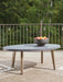 Harmony Headlands - Oval Cocktail Table - Natural / Gray - Tallahassee Discount Furniture (FL)